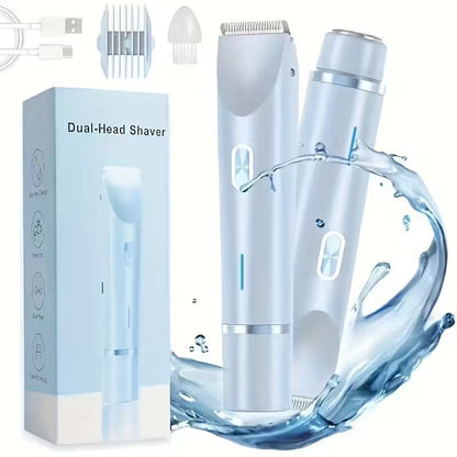 2-in-1 Waterproof Bikini & Body Trimmer