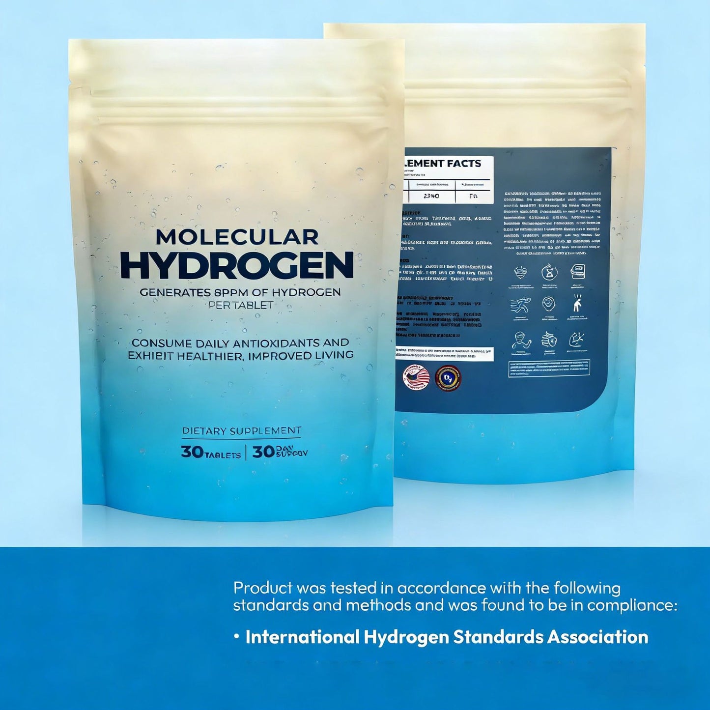 Molecular Hydrogen Water Tablets
