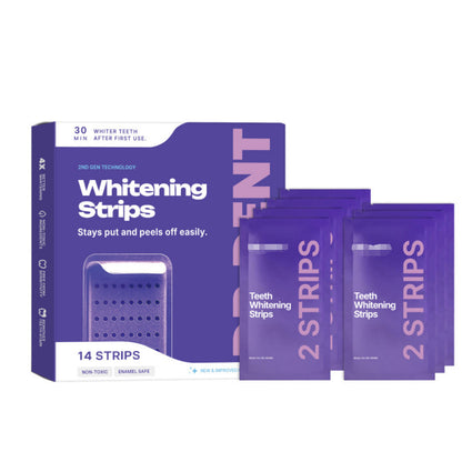 UltraBright Purple Whitening Strips - Fast-Acting Smile Enhancer