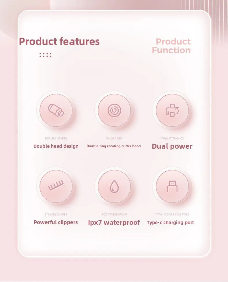 2-in-1 Waterproof Bikini & Body Trimmer