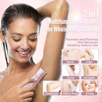 2-in-1 Waterproof Bikini & Body Trimmer